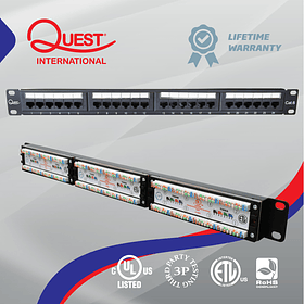 Patch Panel de 24 Puertos Categoría 6