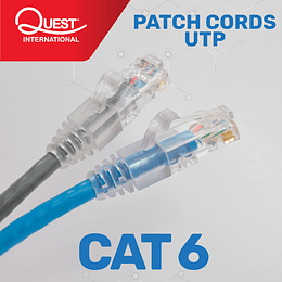 Patch Cords Categoría 6 UTP