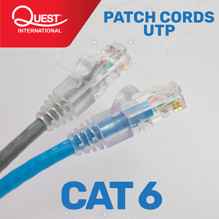 Patch Cords Categoría 6 UTP 1
