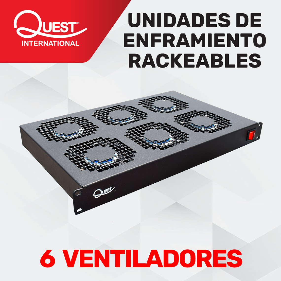 Unidad de Enfriamiento Rackeable de 6 Ventiladores 1