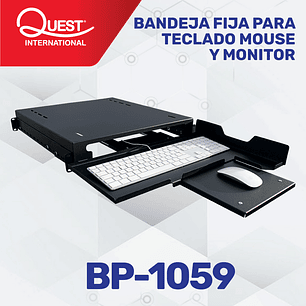 Bandeja Fija para Teclado, Mouse y Monitor