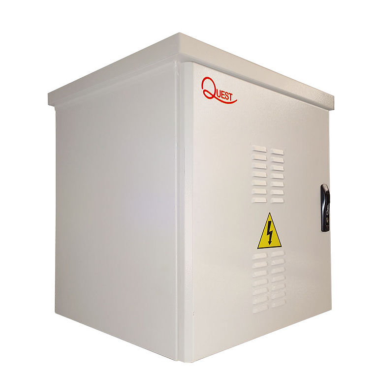 Gabinete Rack de Exteriores para Montaje en Poste de 12U NEMA 3R 5