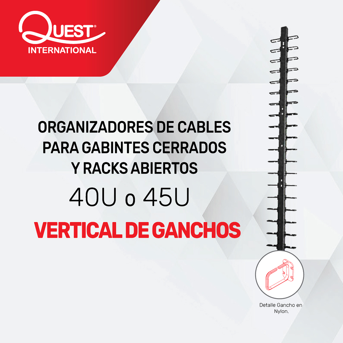 Organizador Vertical de Ganchos Dobles 1