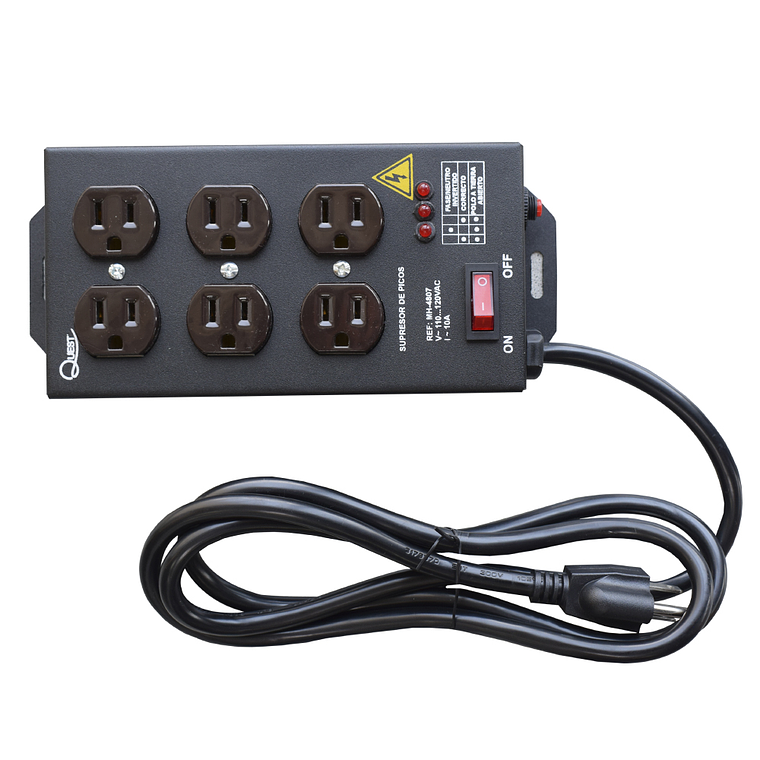 Multitoma de Pared con 6 salidas 6