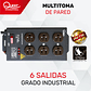 Multitoma de Pared con 6 salidas - Miniatura 1