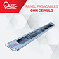 Panel Pasa Cables Con Cepillo de 1U - Miniatura 1
