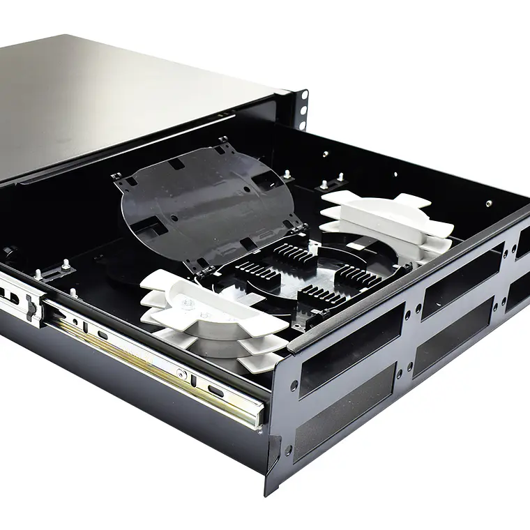 Bandeja Modular para Conexiones de Fibra Óptica de 2U 3