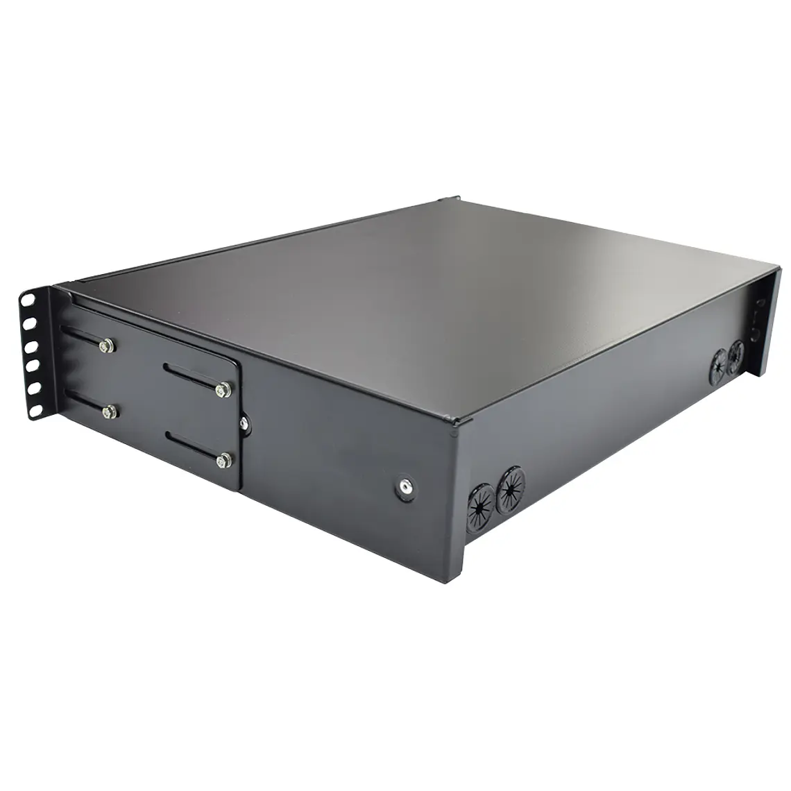 Bandeja Modular para Conexiones de Fibra Óptica de 2U 4