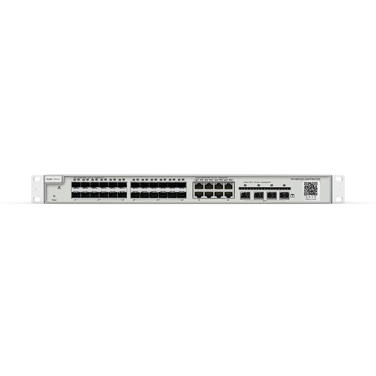 Switch POE de Enlace ascendente Capa 2 con Puertos 10G · 24 Puertos Gigabit + 4 Puertos 10G + 4 puertos SFP | Administrable en la nube 5
