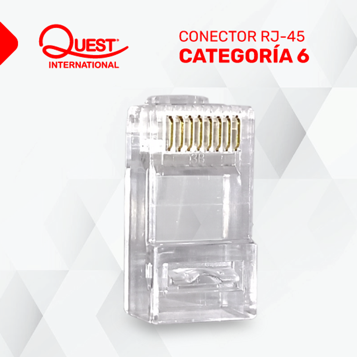 Conector RJ-45 Categoría 6 Bolsa con 20 conectores 1