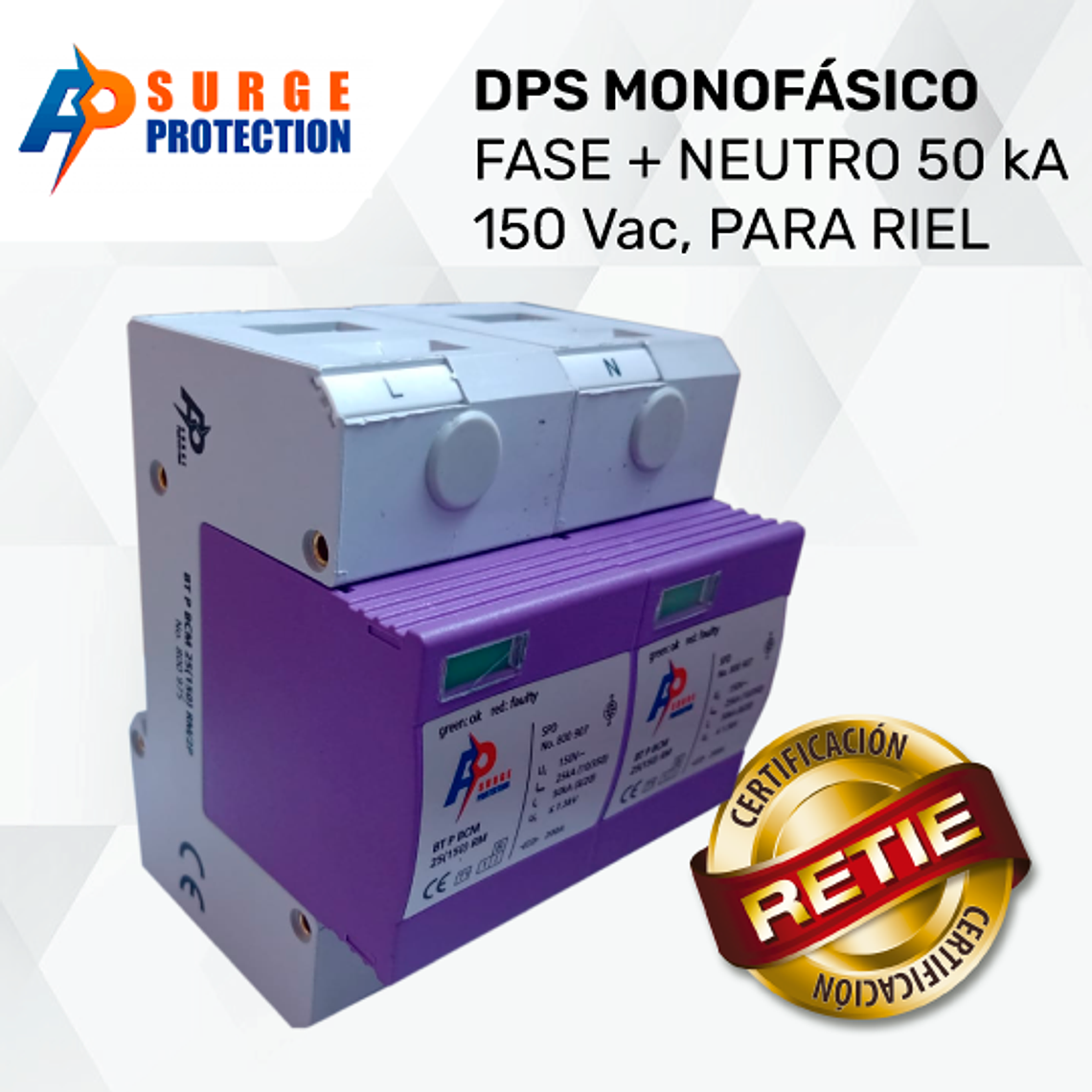 DPS MONOFASICO | BT P BCM 25 RM /2P 1