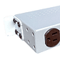Multitoma Horizontal  de 10 entradas NEMA 5-15R con Polo a tierra - Miniatura 7