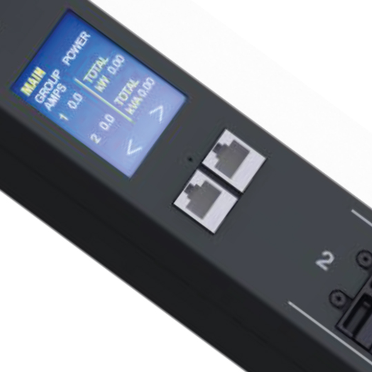 PDU Vertical Monitoreable para Rack - 30A / 208 Voltios - 1 FASE 36 Salidas C13 + 6 Salidas C19 Extensión de 3 metros tipo L6-30P 3