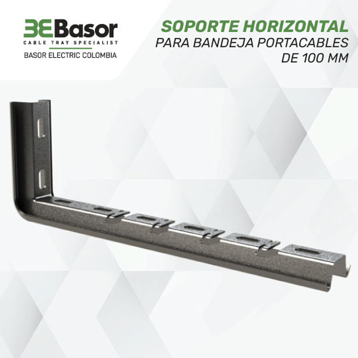 Soporte Horizontal para Bandeja tipo Malla de 100 mm 1