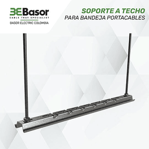 Soporte a Techo para Bandeja Portacable Tipo Malla