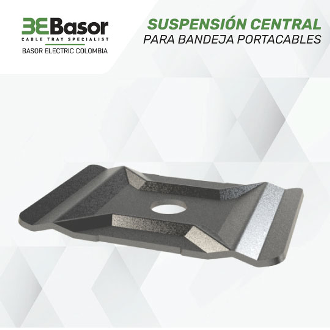 Suspención Central para Bandeja Portacables tipo Malla 1