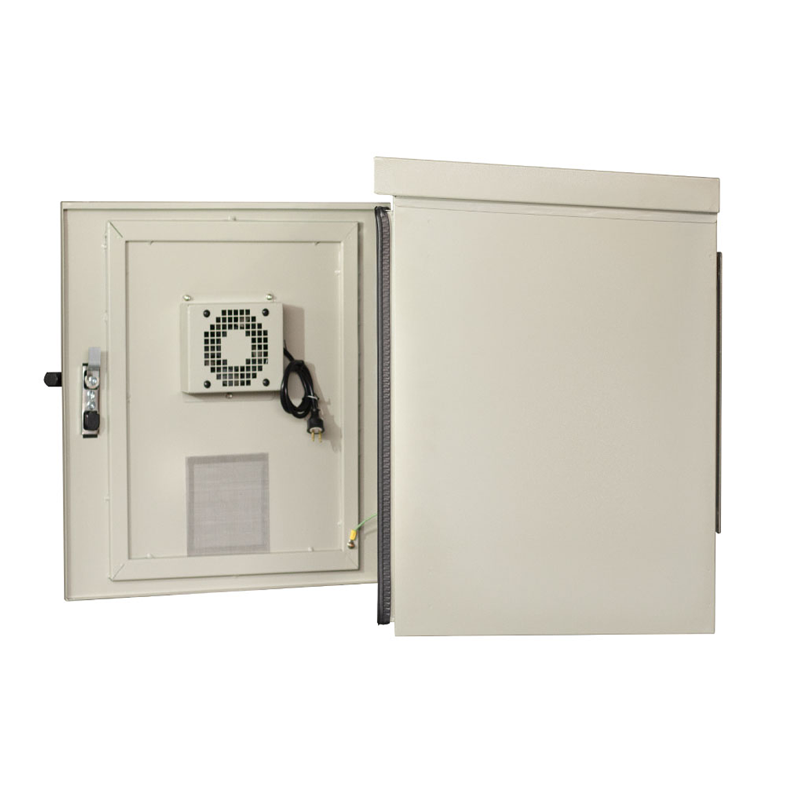 Gabinete Rack de Exteriores para Montaje en Poste de 12U NEMA 3R 4