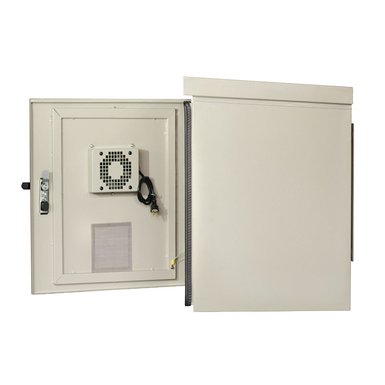 Gabinete Rack de Exteriores para Montaje en Poste de 12U NEMA 3R 4