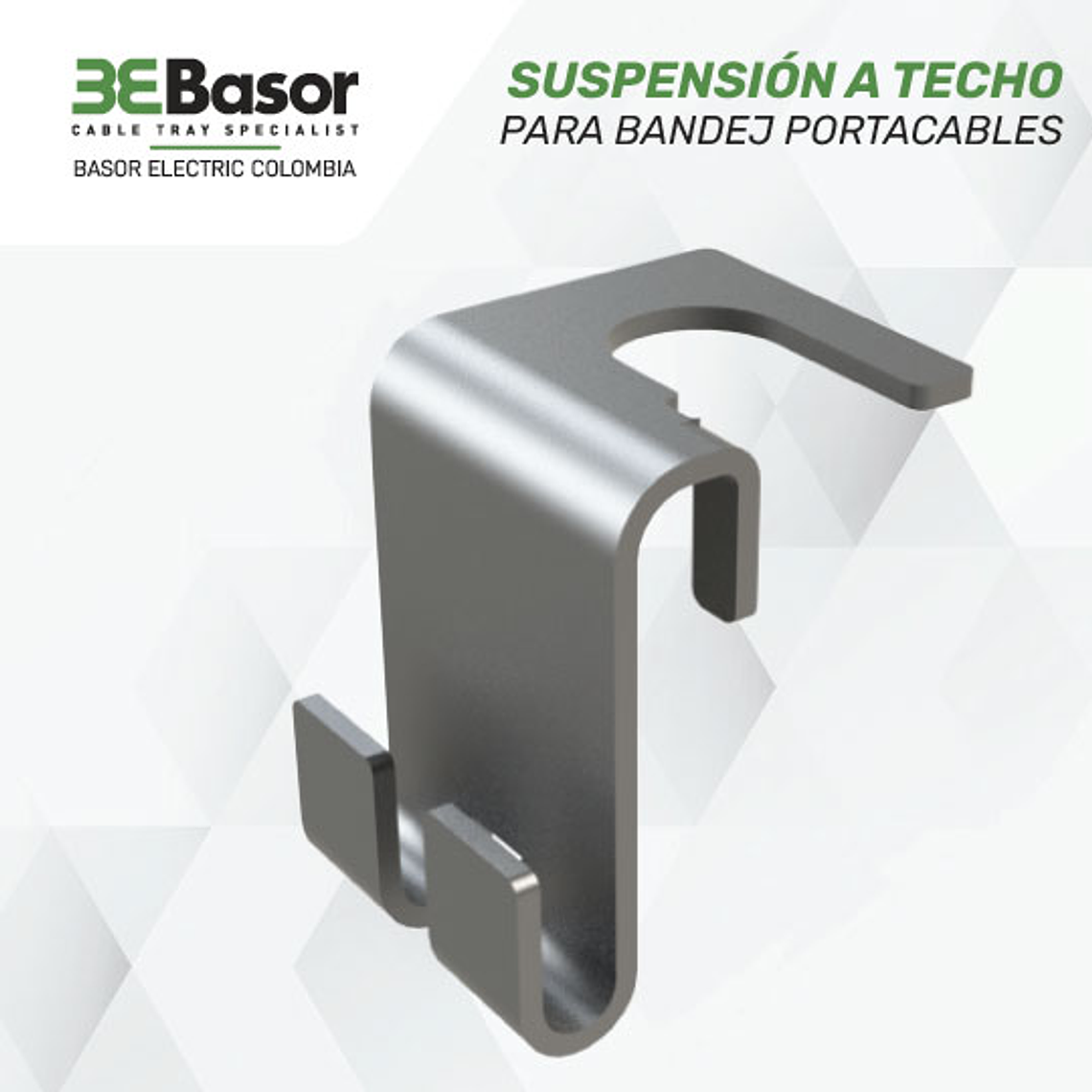Suspensión a Techo para Bandeja Portacable Tipo Malla 1