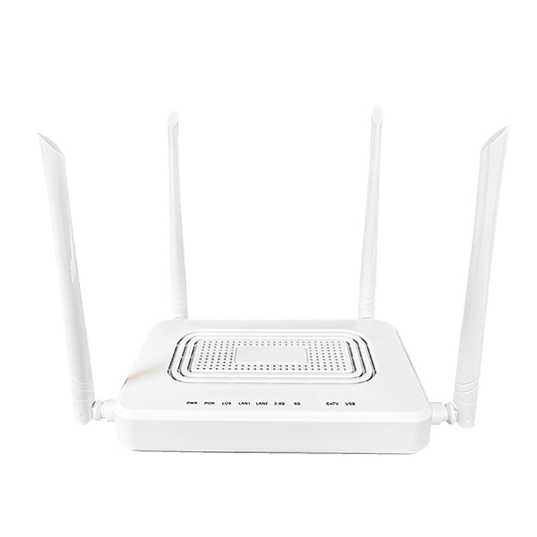 ONU HGU XPON con: 2GE +CATV +USB + WI-FI 2.4-5 Gh, AC, DUAL BAND 4