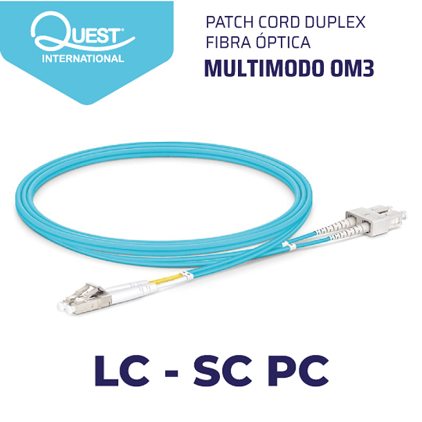 Patch Cords Duplex  Multimodo OM3 LC-SC 1