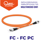 Patch Cords Duplex  Multimodo 62 / 125 FC-FC 1