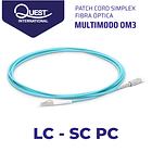 Patch Cords Simplex  Multimodo OM3 LC-SC 1