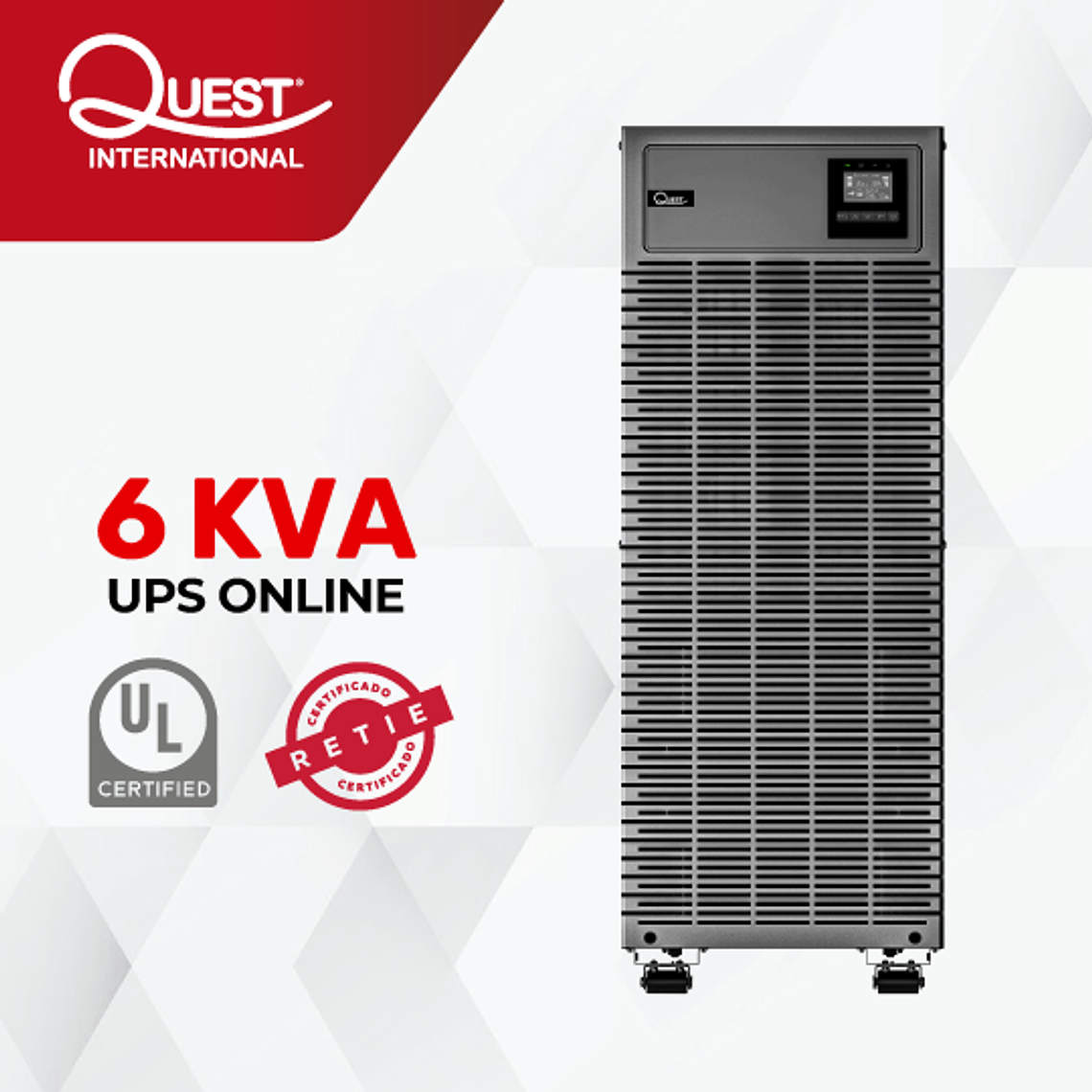 UPS ONLINE 6KVA  - BIFÁSICA - TIPO TORRE 1