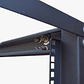 Rack Abierto de 4 Parales con Ruedas y Niveladores 45U Ajustable en Profundidad - Miniatura 5