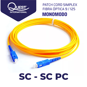 Patch Cords Simplex  Monomodo SC-SC