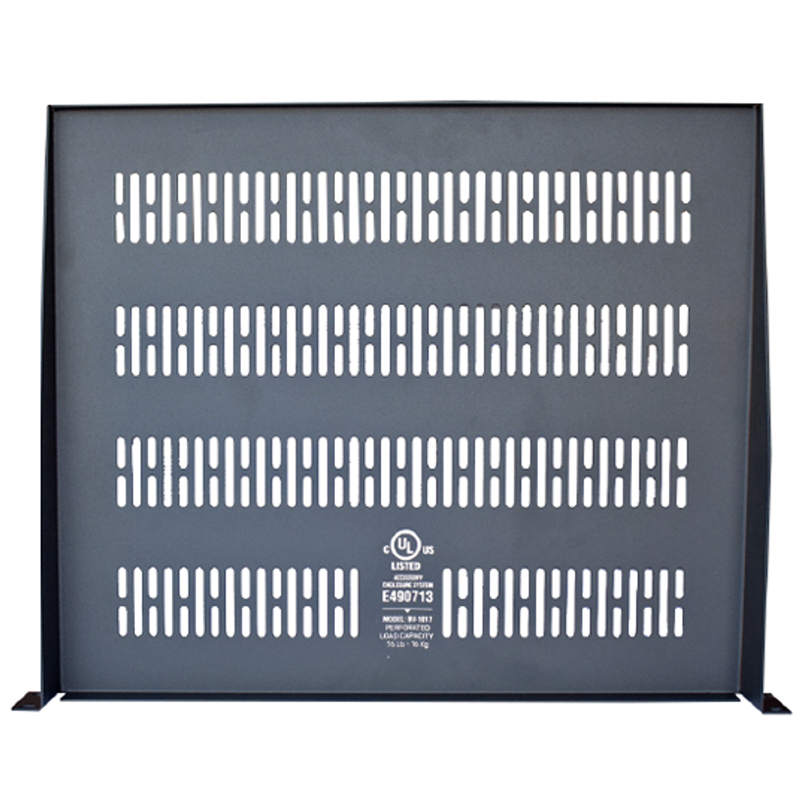 Bandeja Fija Ventilada de 1U · Profundidad : 381 mm  4