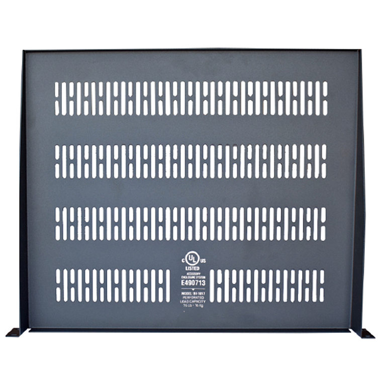 Bandeja Fija Ventilada de 1U · Profundidad : 381 mm  4