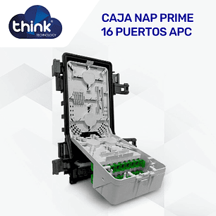 Caja NAP PRIME para poste de 16 puertos con conectores SC/APC | IP65