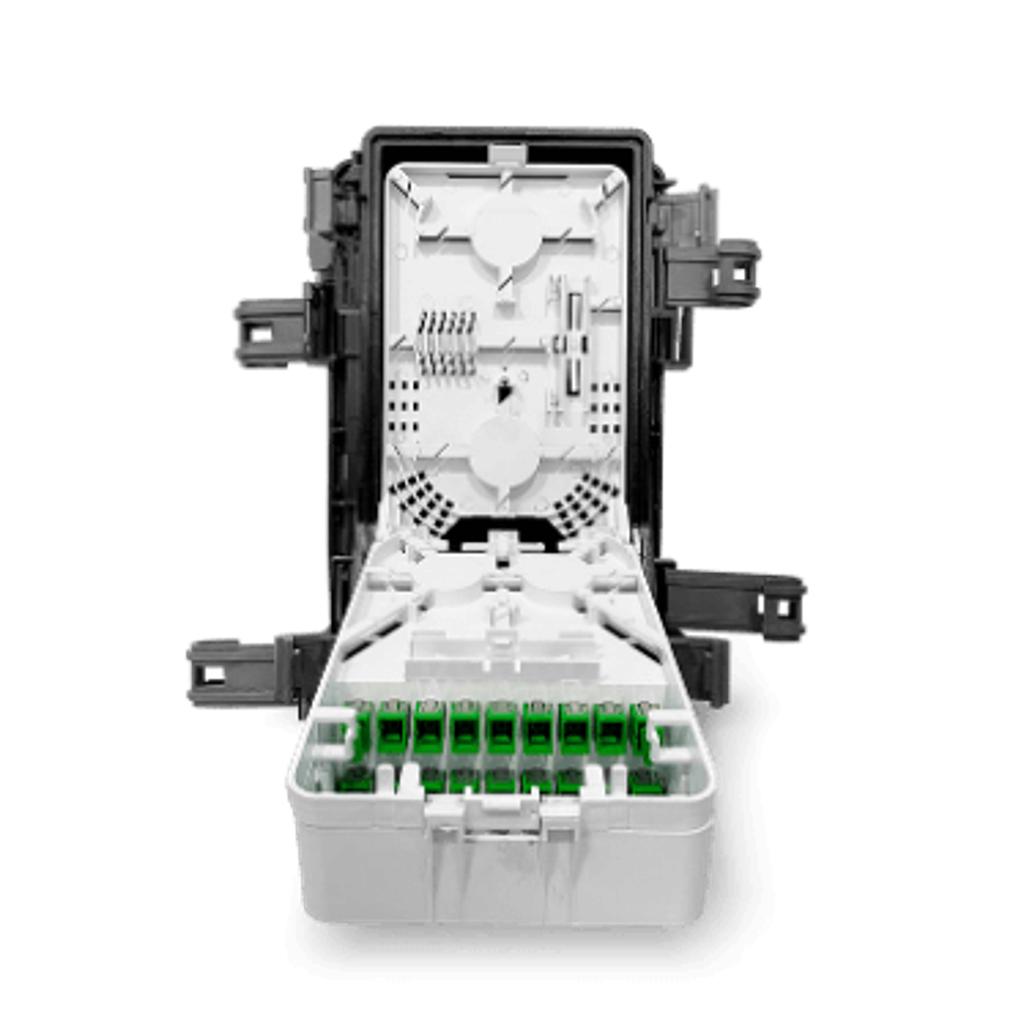 Caja NAP PRIME para poste de 16 puertos con conectores SC/APC | IP65 3