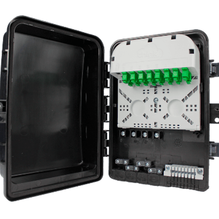 Caja NAP ESTANDAR para poste de 16 puertos con conectores SC/APC | IP65 2