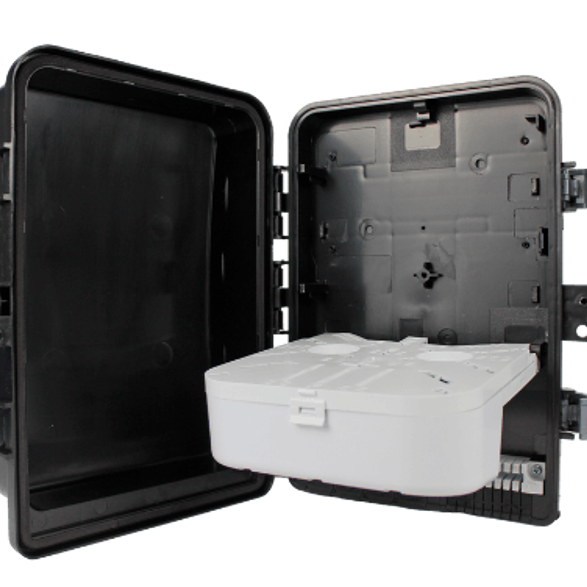 Caja NAP ESTANDAR para poste de 16 puertos con conectores SC/APC | IP65 3