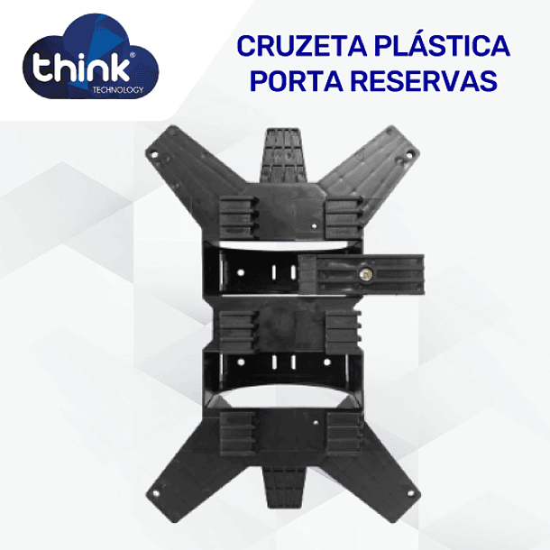 CRUZETA PLASTICA CON ACCESORIOS - PORTA RESERVAS 1