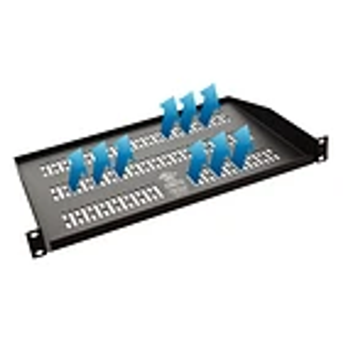 Bandeja Fija Ventilada de 1U | Formato: 19