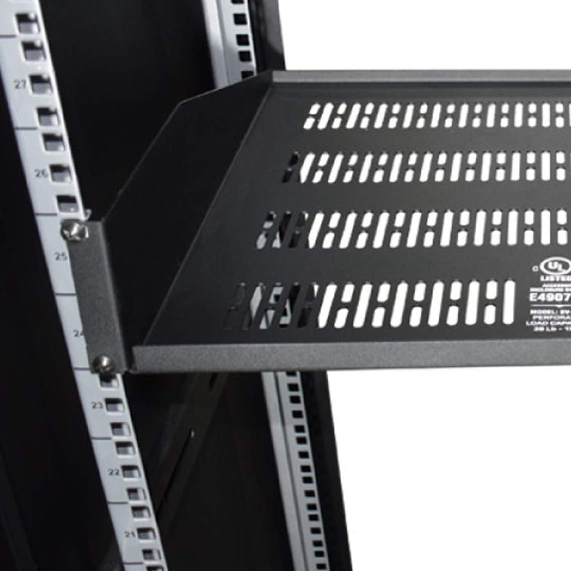 Bandeja Fija Ventilada de 2U • Profundidad: 381 mm 5