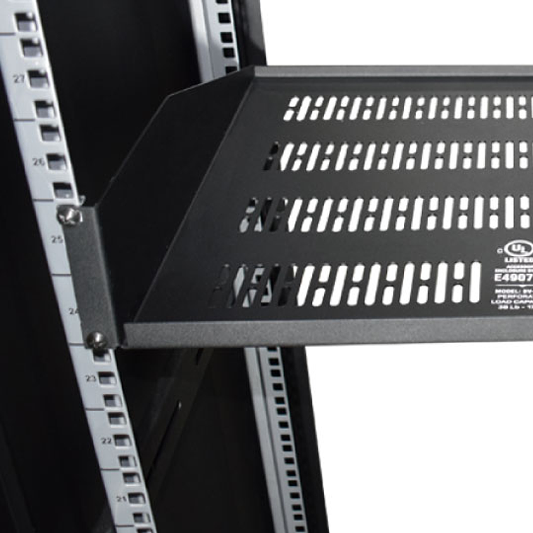 Bandeja Fija Ventilada de 2U • Profundidad: 381 mm 5