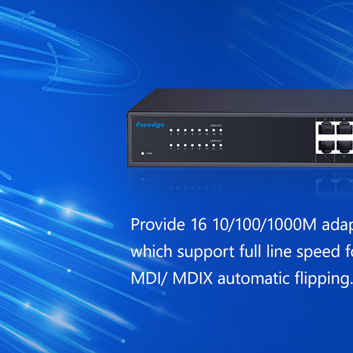 Switch Ethernet gigabit de 16 puertos 7