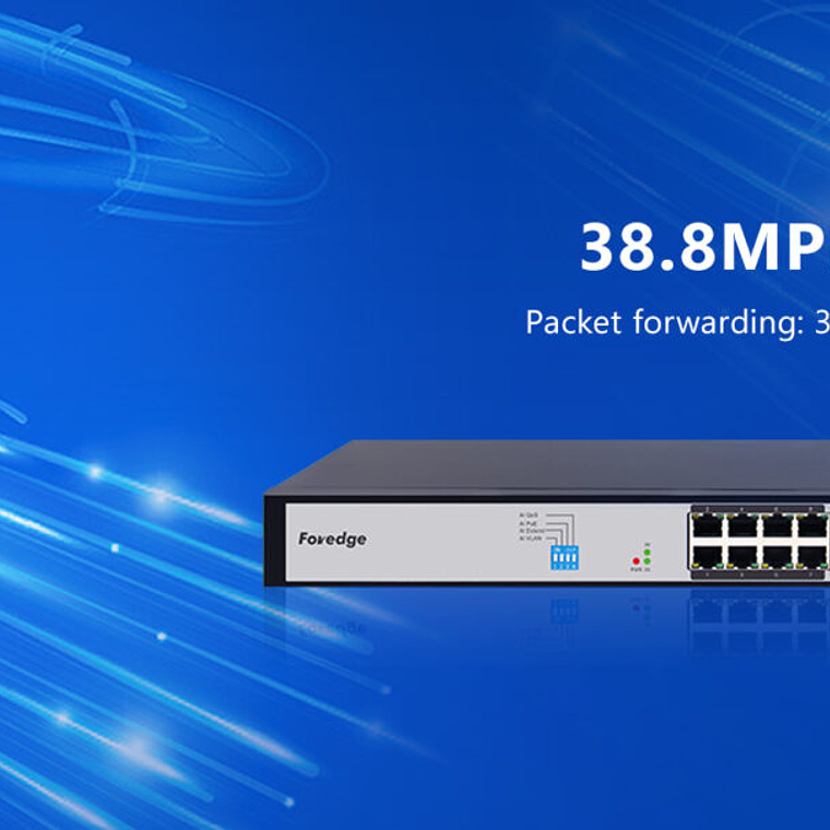 Switch inteligente Easy PoE de 24 puertos Gigabit  8