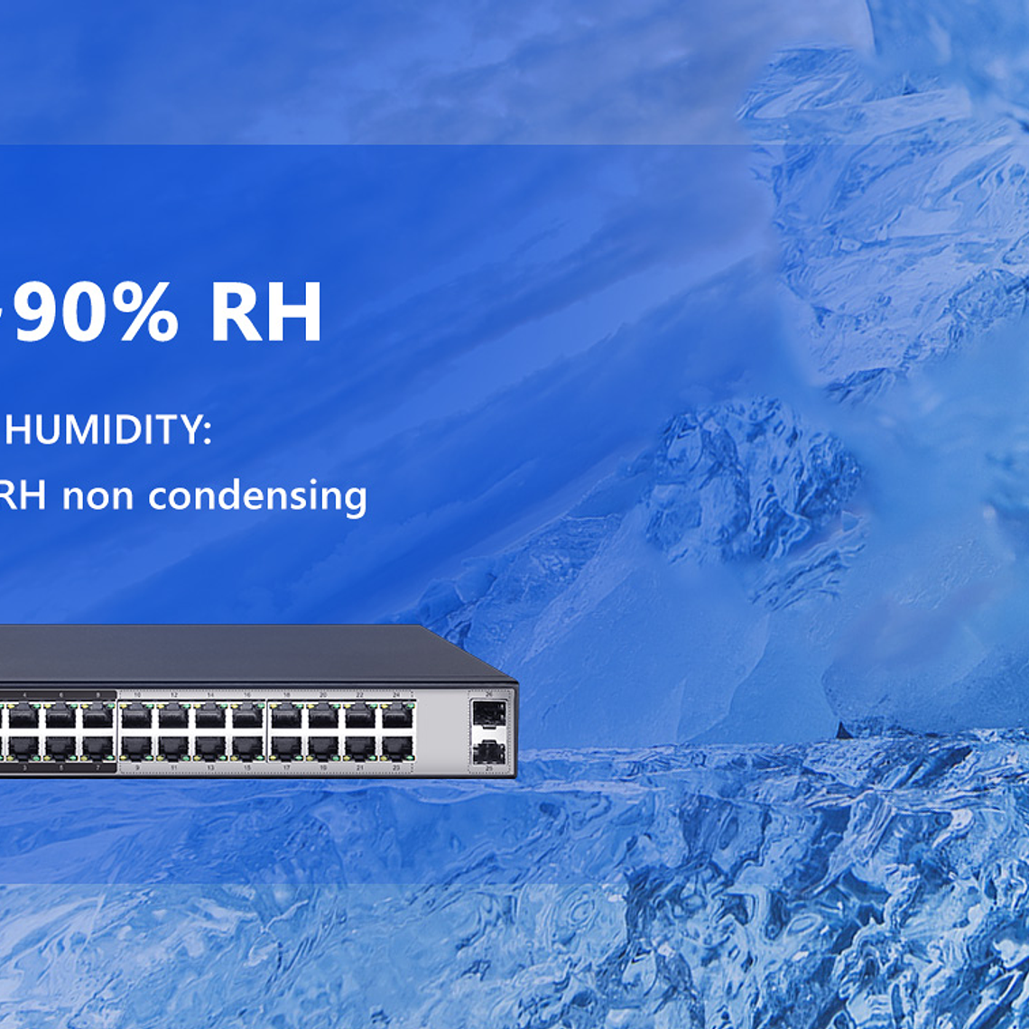 Switch gestionado Nivel 2 Full PoE de 24 Puertos Gigabit + 2 Puertos SFP 10