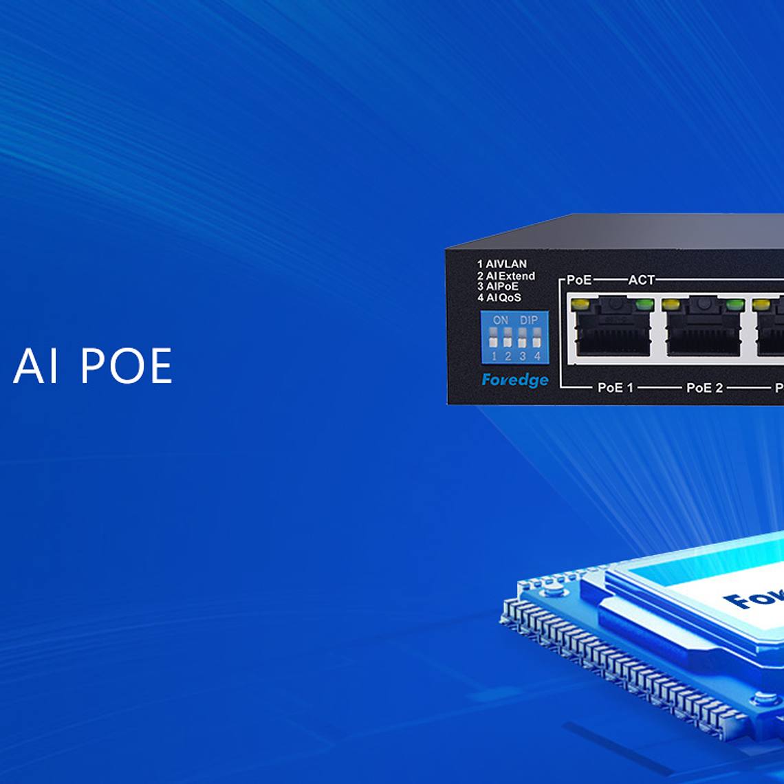 Switch PoE Gigabit AI de 6 puertos 2