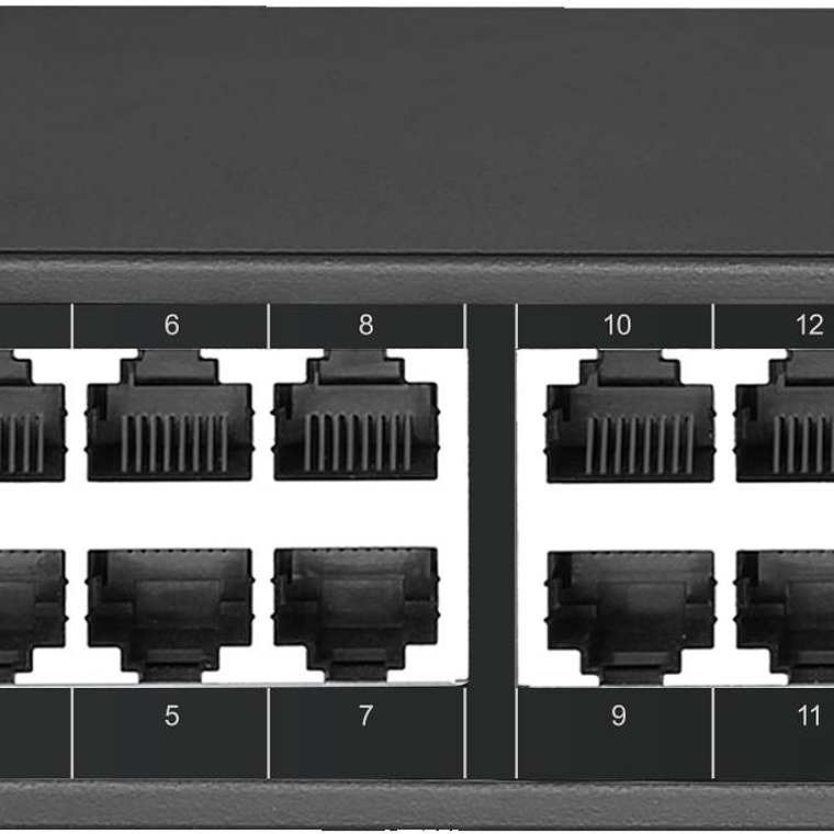 Switch Ethernet de 24 puertos Gigabit para instalación flexible en espacios reducidos 2
