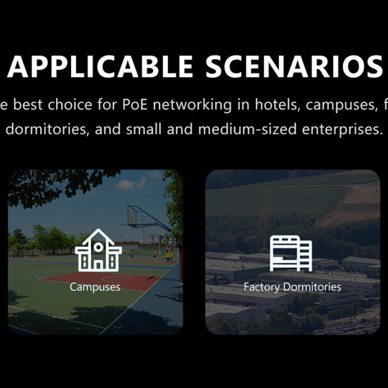 Switch Ethernet gestionado  L3 de 24 puertos Gigabit + 4 puertos de fibra óptica SFP gigabit 4