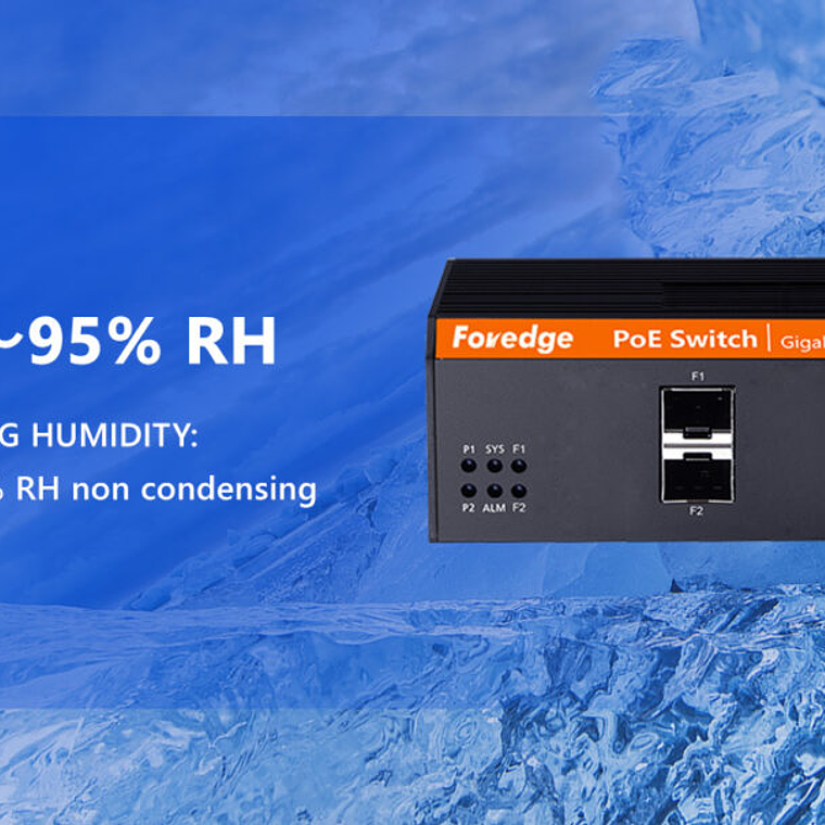 Switch industrial gestionado PoE Full Gigabit de 4 puertos 7