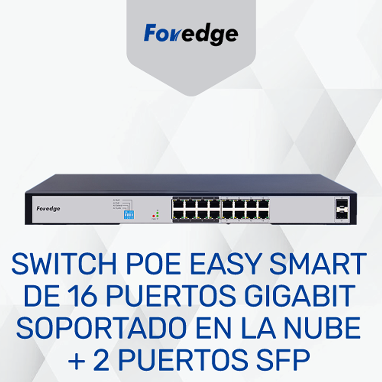 Switch  PoE Gigabit Easy Smart de 16 puertos 1