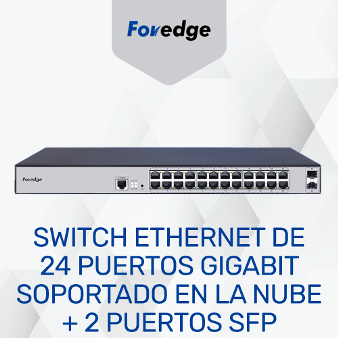 Switch Ethernet Gigabit gestionado de 24 puertos  1