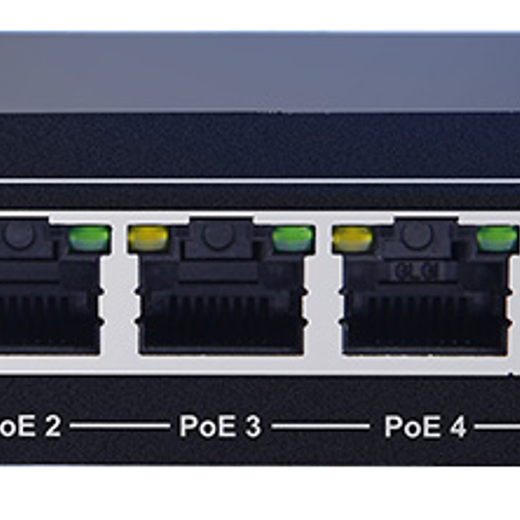 Switch PoE Gigabit AI de 6 puertos 1